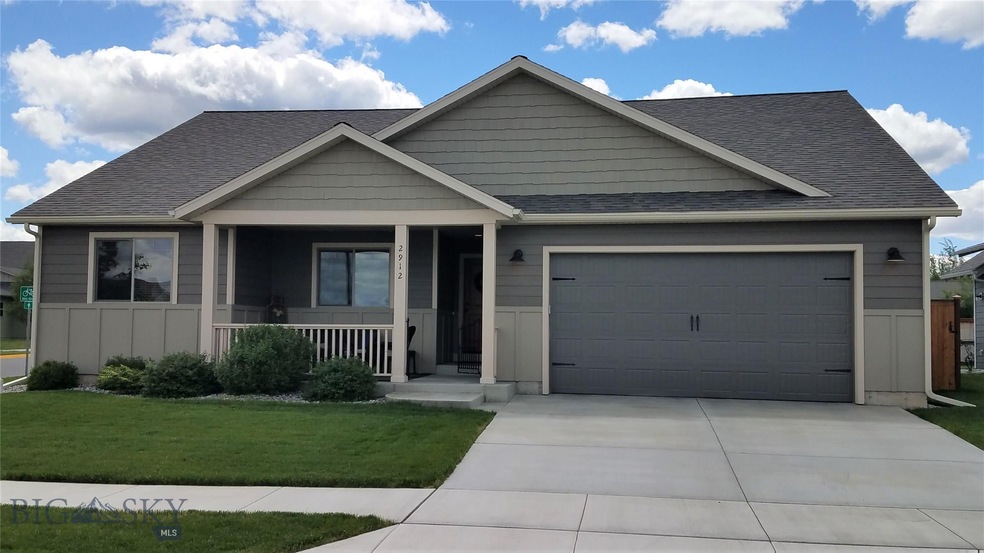 Front of Home with Covered Front Porch.