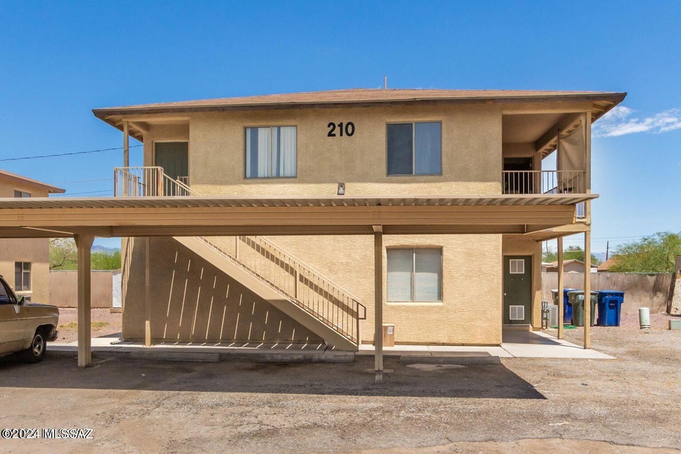 Duplex with carport
