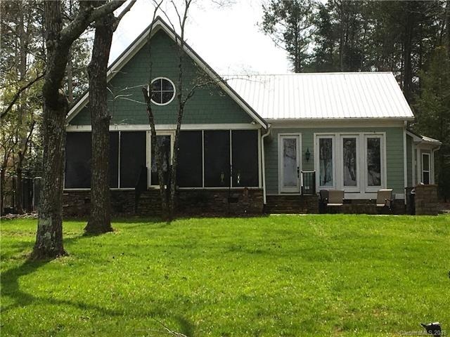 Lakefront view of home