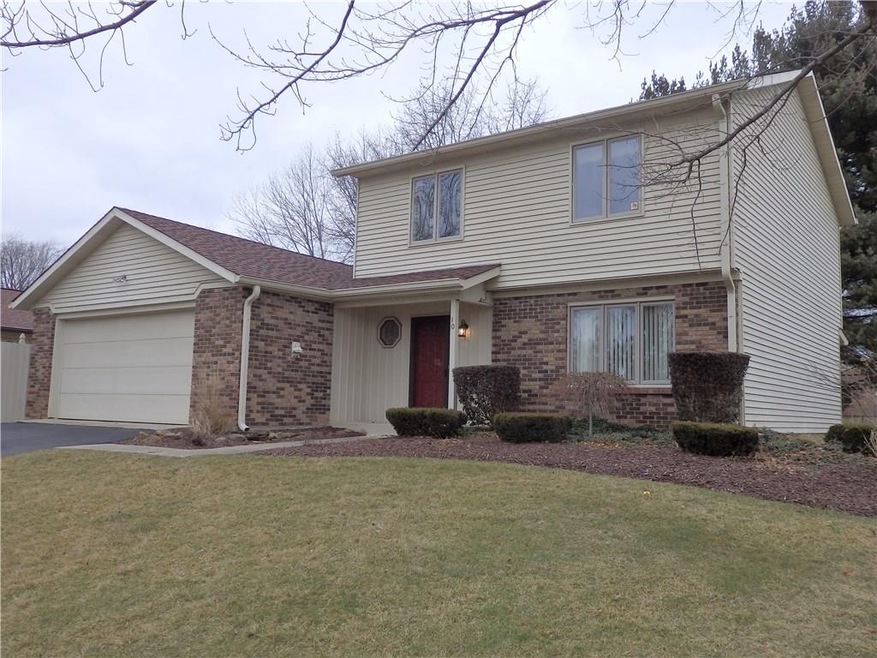 Very neat and tidy aluminum and brick exterior.