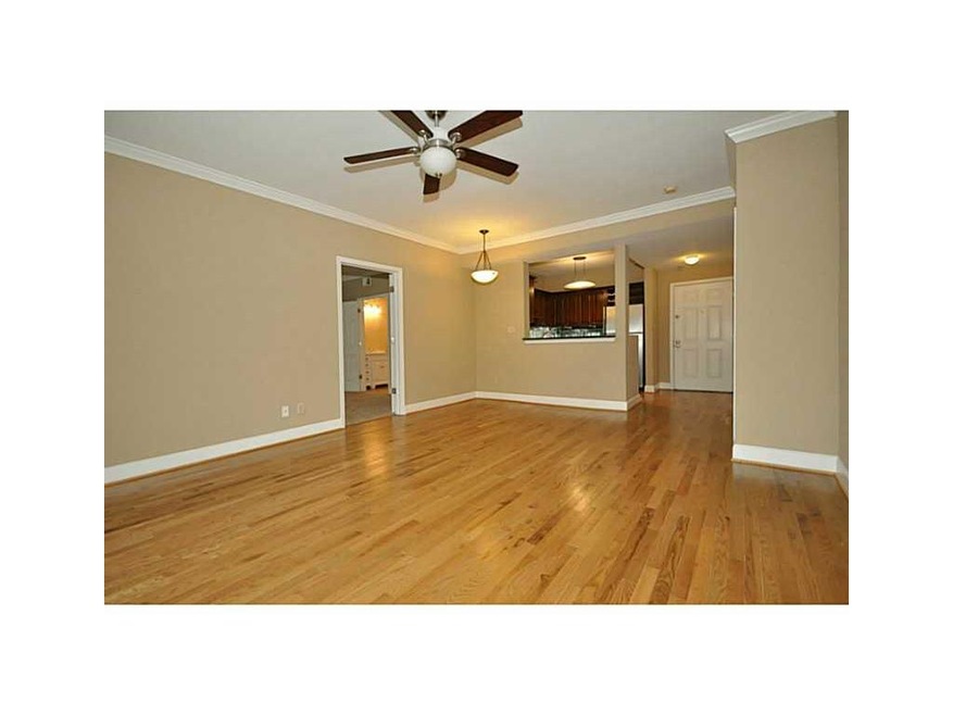 Living Room. Gleaming hardwoods and neutral colors