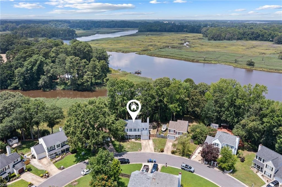 Deep water access with dock.