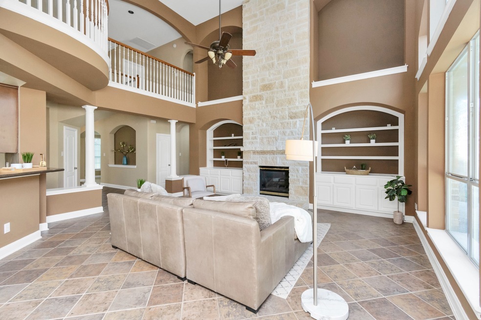 Bask in the glow of natural light within this room