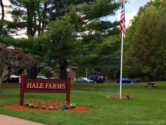 Outside entrance of Hale Farms. The grounds are me