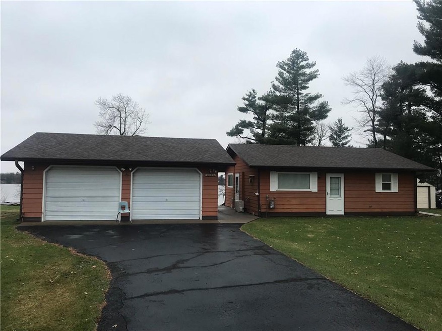 front of home & 2 car garage