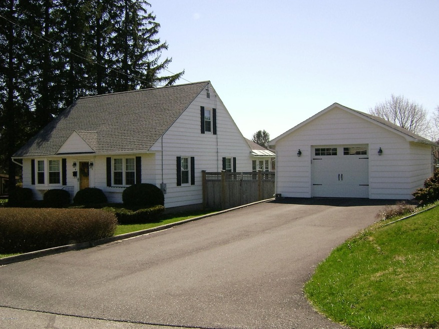 front with garage
