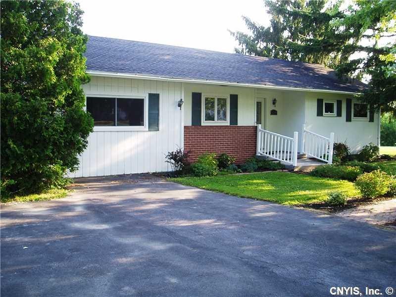 Exterior Front. Nice paved driveway.