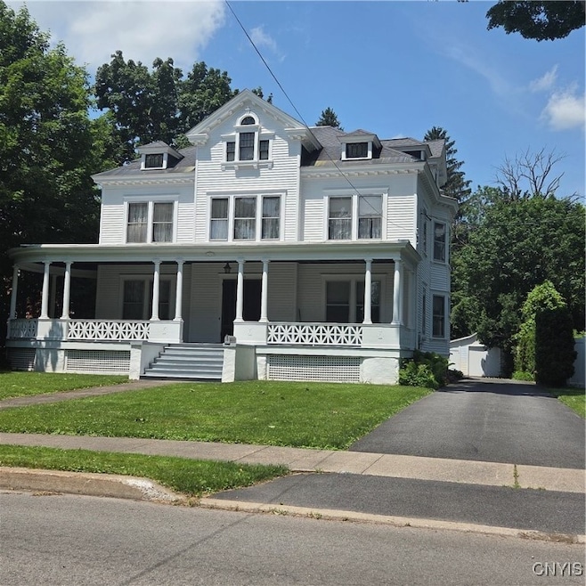 Front View of home and garage