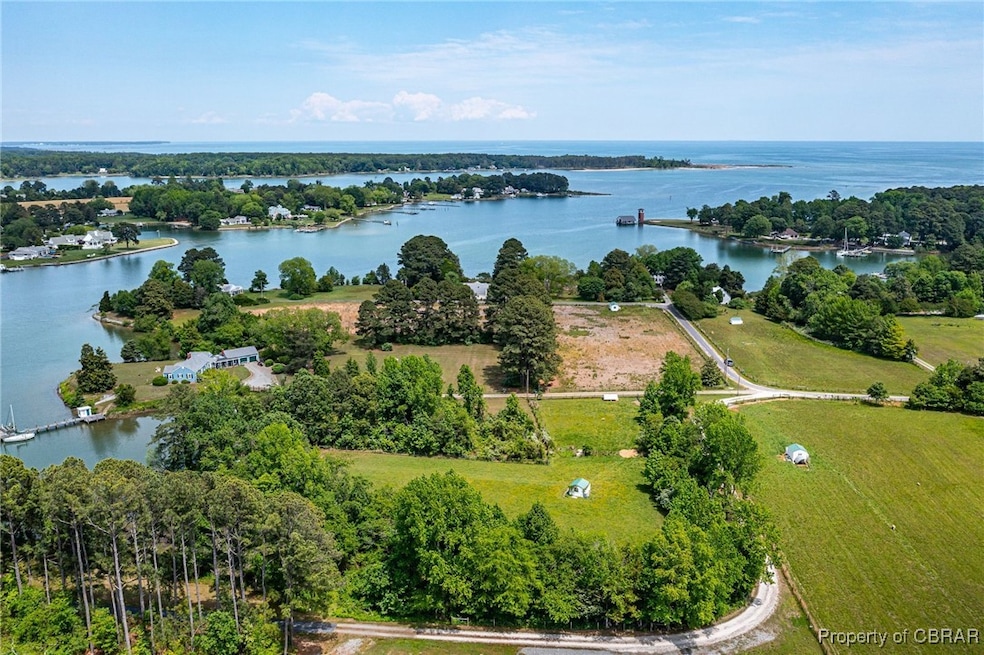 Another aerial view of the lot - neighbors blue ho