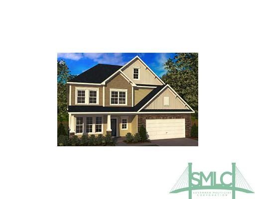 Exterior Front. rendering of home