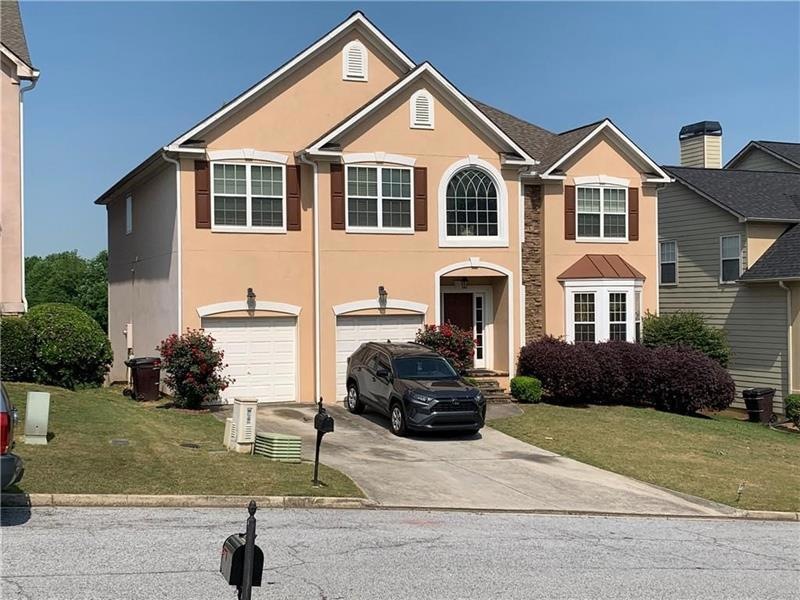 Rear view of the property from the street level.