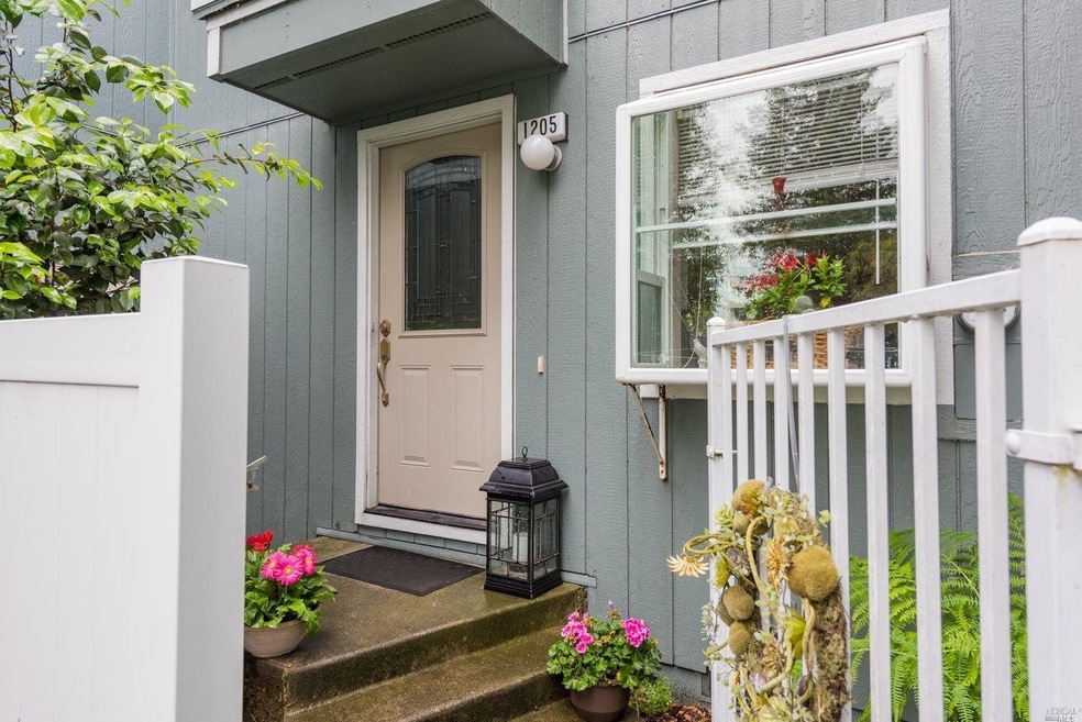 Front entrance to condo