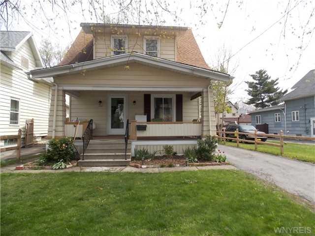 Exterior Front. Nice porch for enjoying the summer