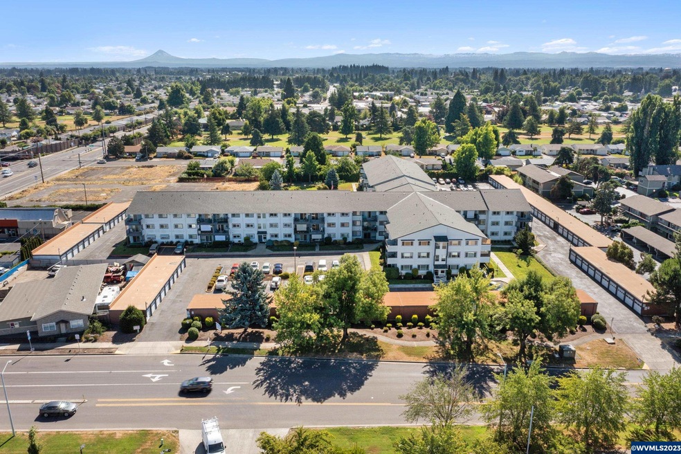 Beautiful view of property and the surrounding city wigh Mt Hood in the background