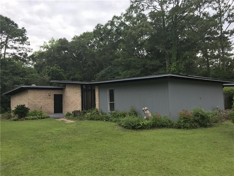 freshly painted exterior on this contemporary styl