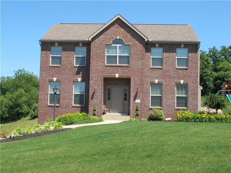 Exterior Front. Photo is of a previously built hom