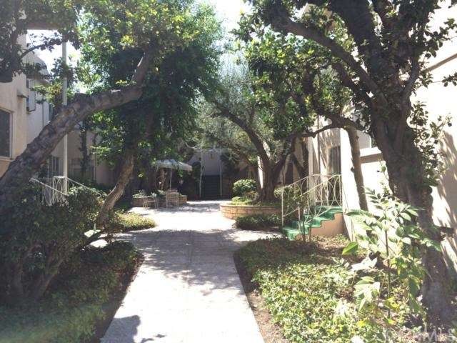 View of Capri condos from sidewalk.  
