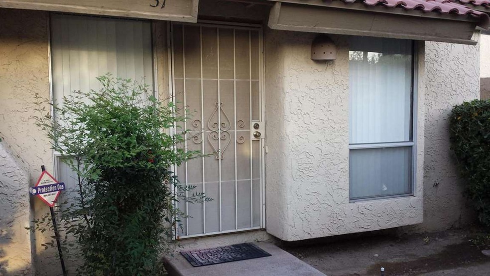 front of unit