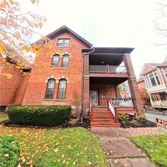 Beautiful historic Cornhill building meticulously maintained.