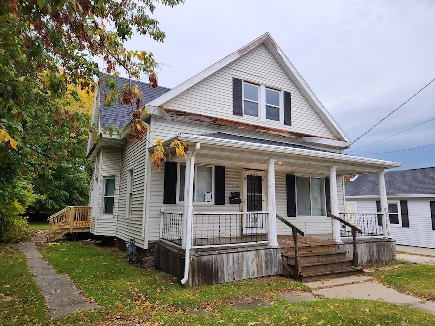 Covered front porch