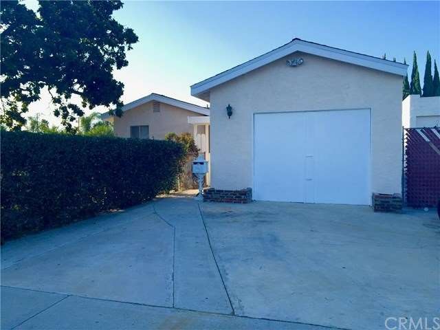 Front Unit Entrance with their own Garage.