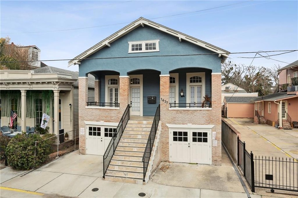 Front exterior. Entrance to unit down right side