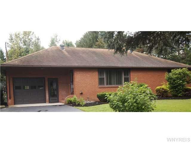 Exterior Front All BRICK ranch---beautiful pastora