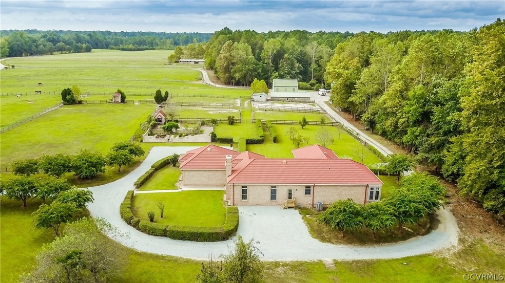 Right side of home, gardens, pastures, barns!