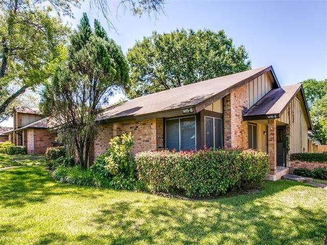 Front of 1415 B Braker. Great front lawn maintaine