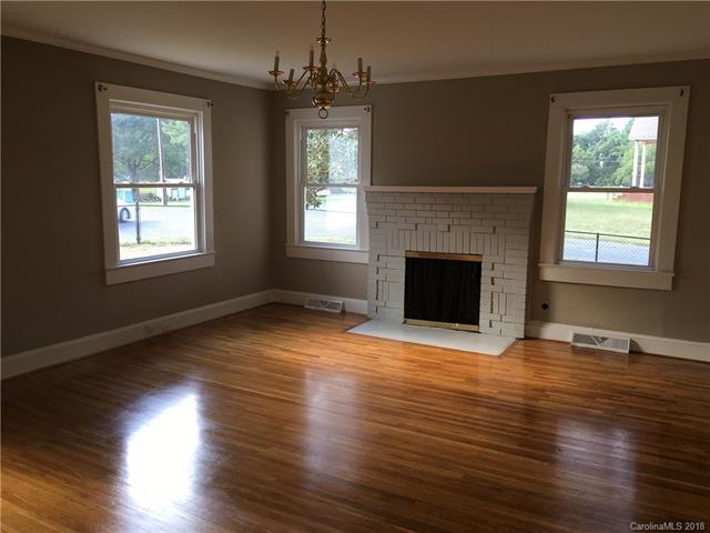 Family Room has real hardwood floors.
