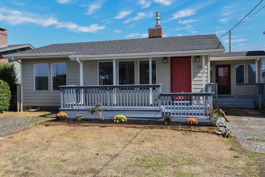 Front of home.