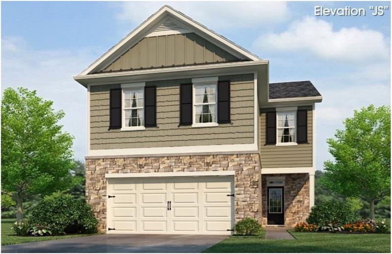 color rendering. not actual home.