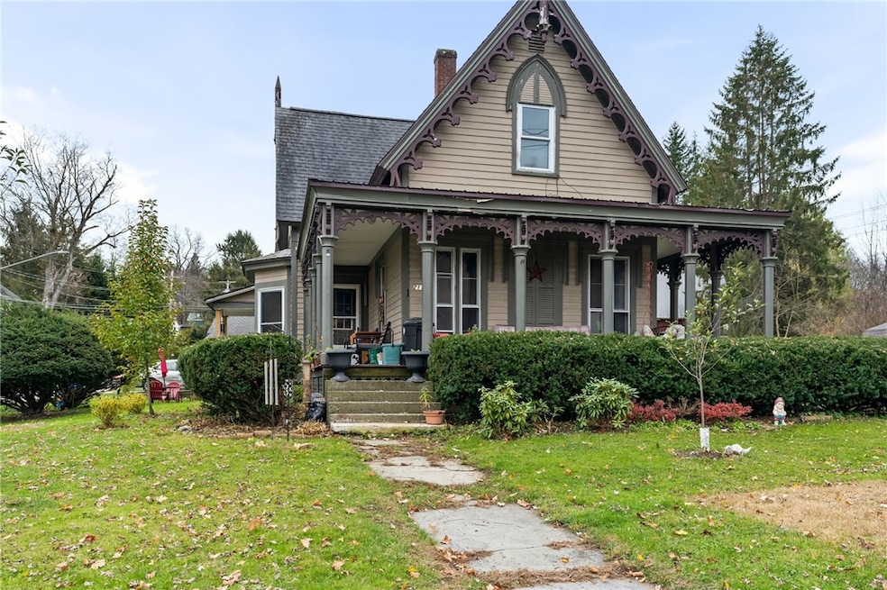 211 Main Street - 2 stories. has four 1 bedroom apartments.