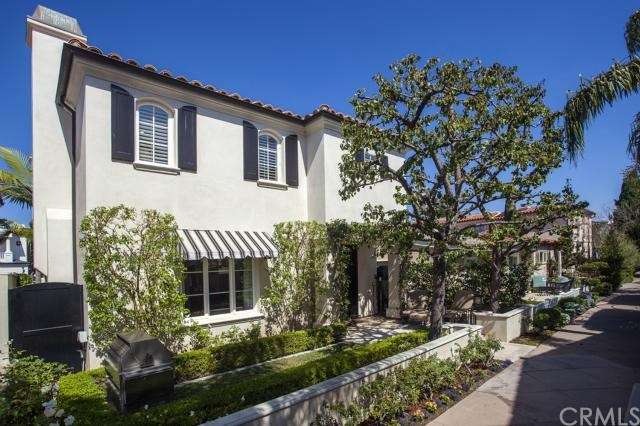 Beautiful front view of home shown from strada