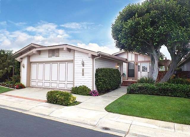Lovely landscaping all around.