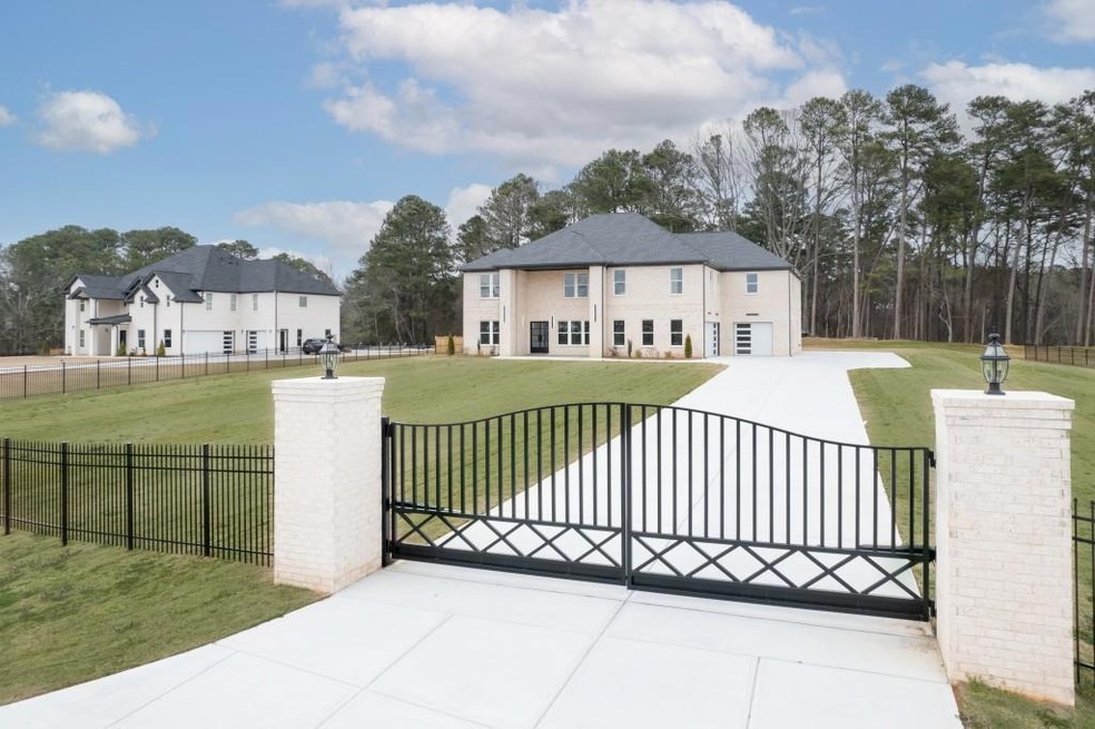 Stunning modern home with impressive privacy gates