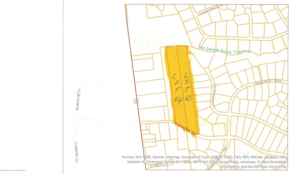 267 Sunnyside Tax Map Outline