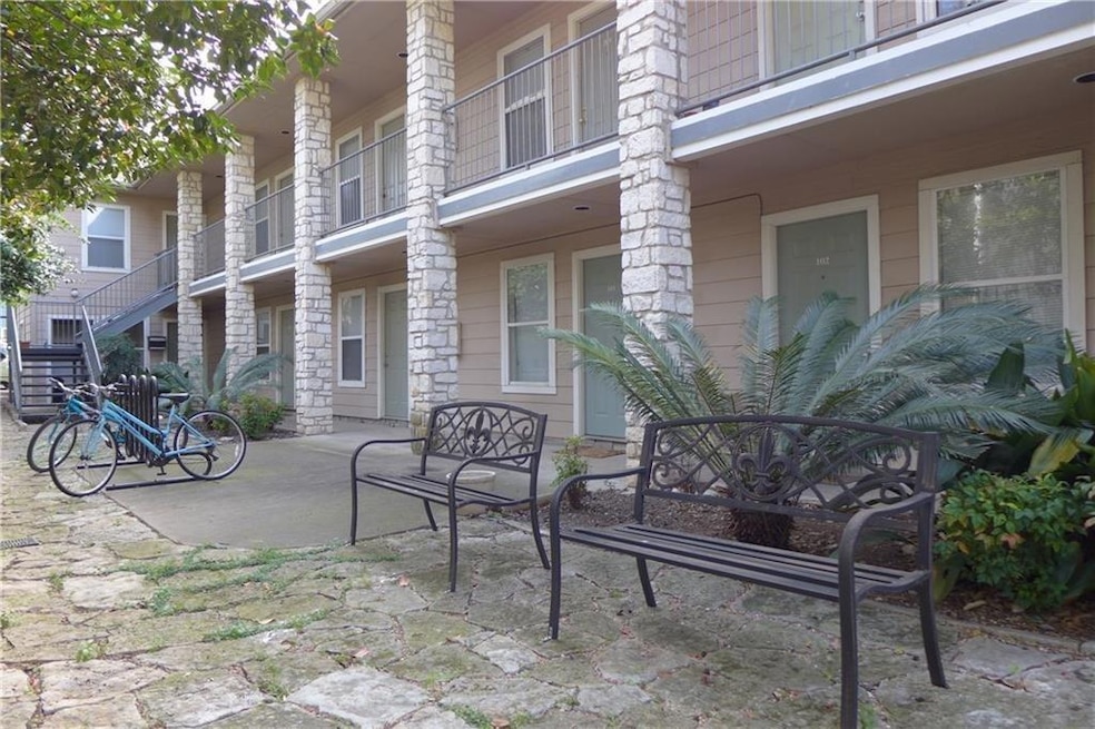 View of property's community with a patio area