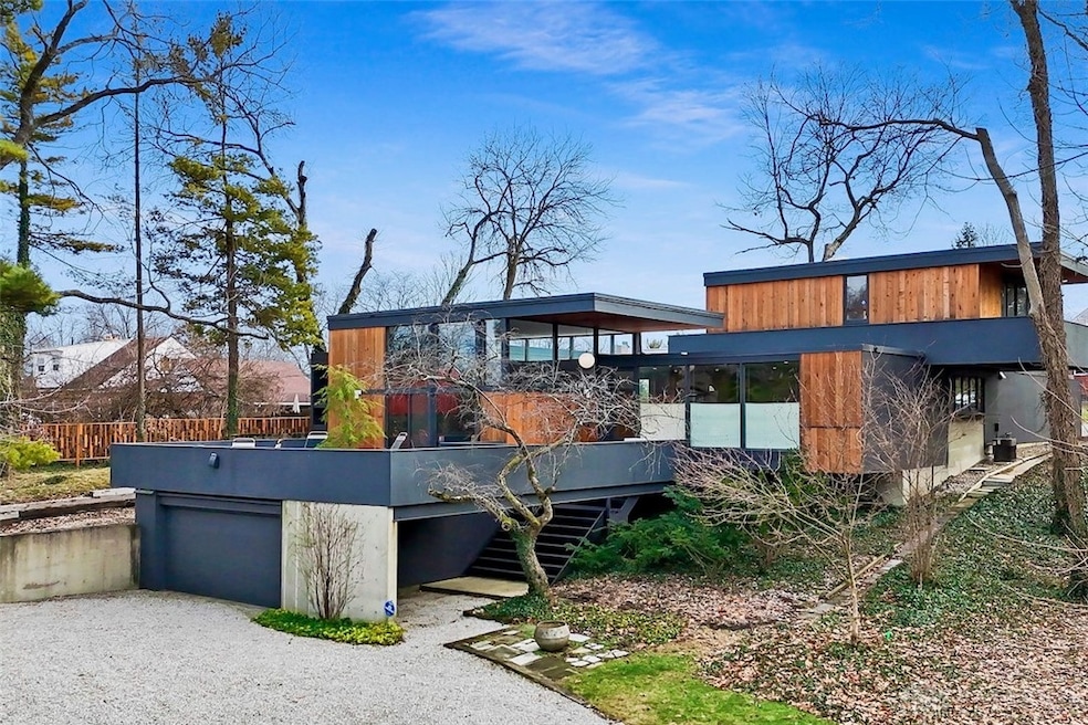 The Prigozen House circa 1968 - one of 4 homes des
