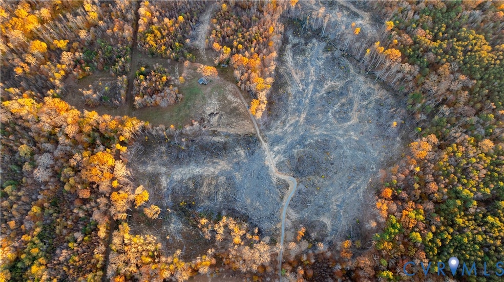 Aerial view of property's location