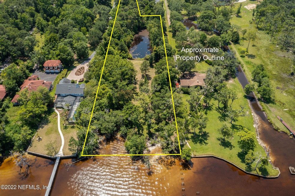 Aerial Back View of Property