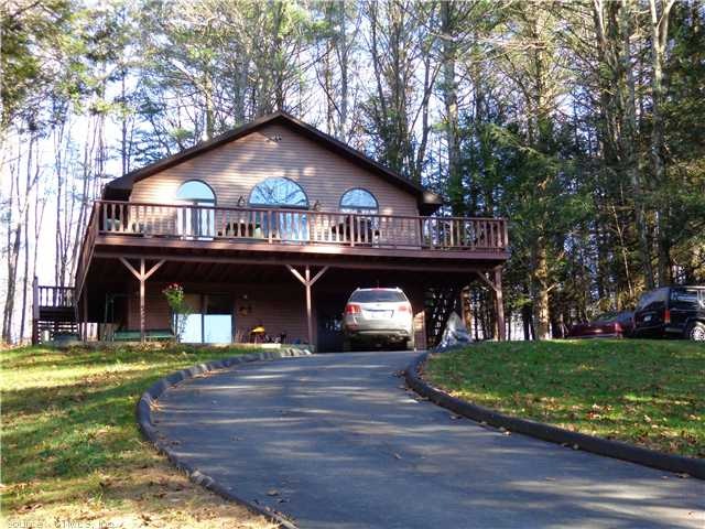 Exterior Front. Unique Chalet style