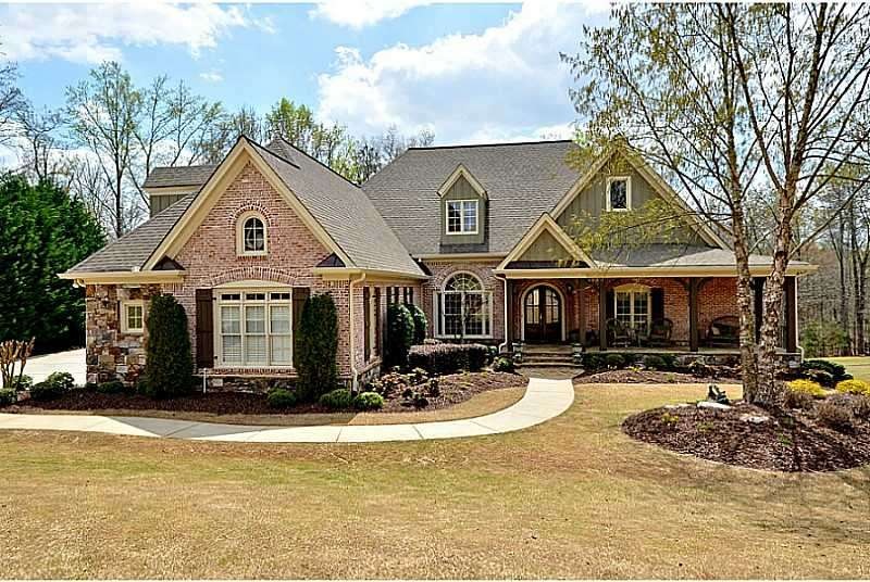 Exterior Front. Stunning Custom Built Home Nestled