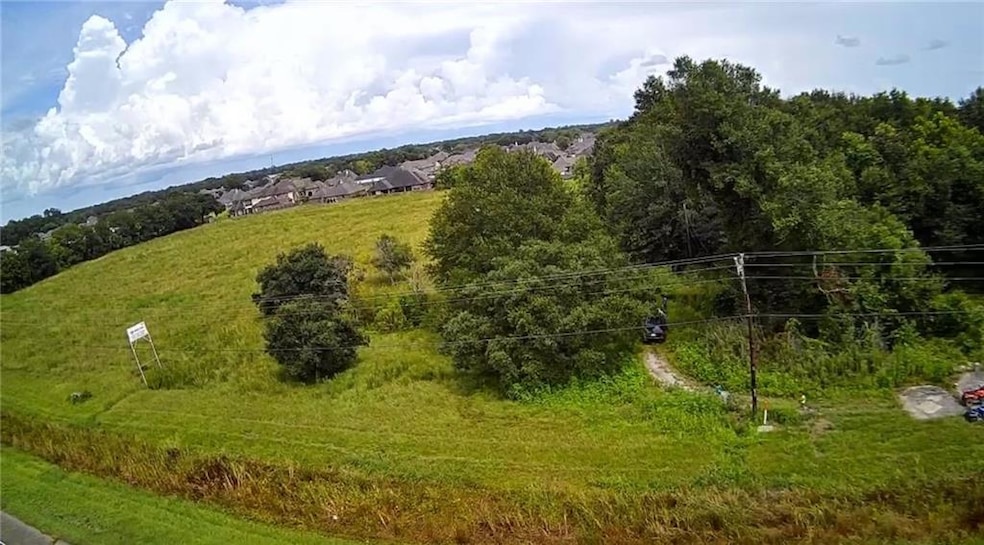 Ariel view of property