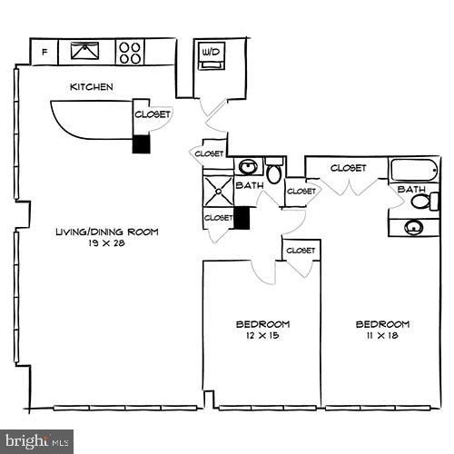 1815 John F. Kennedy Blvd unit 2B-1907, Philadelphia, PA 19103 - photo 1