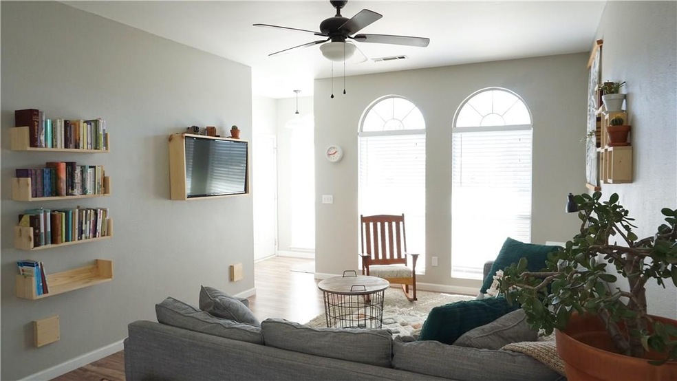 Tons of natural light in the living room!