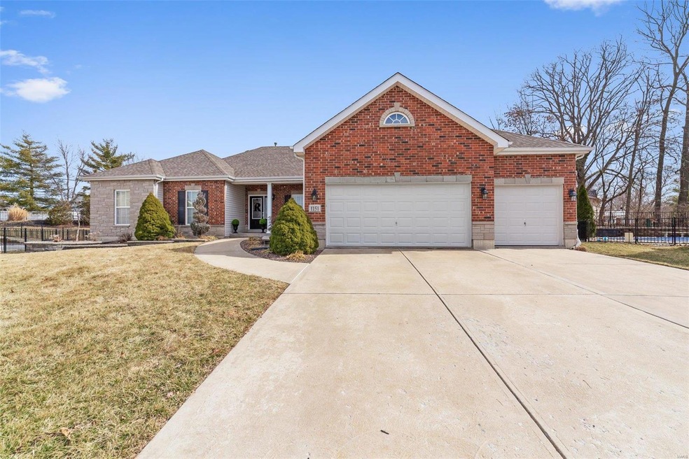 Perfectly situated on a cul-de-sac lot, 1151 Hollo