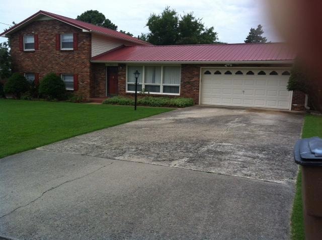 Front view of residence.