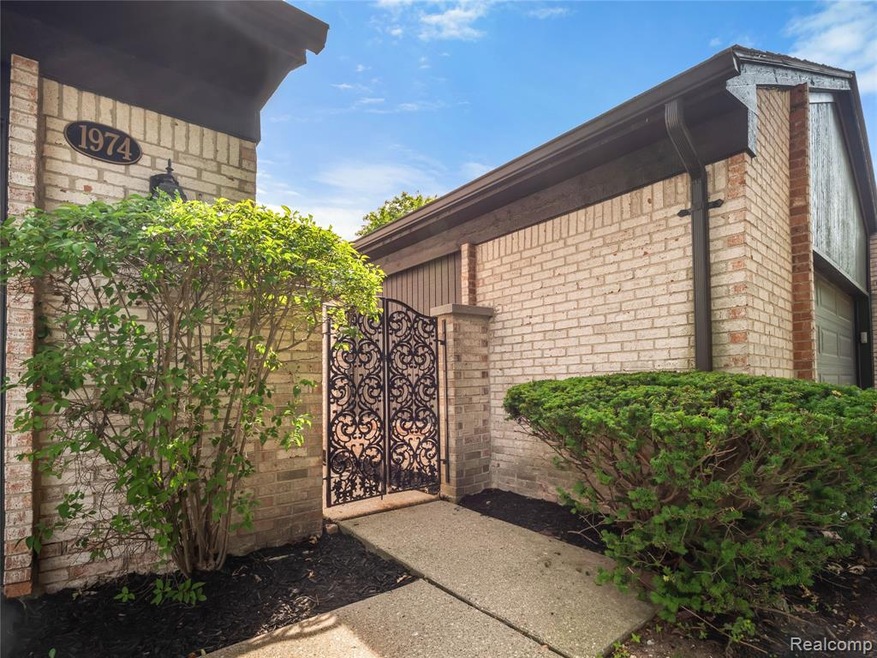 Gated courtyard