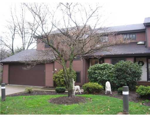 Exterior Front. Extra large garage, corner unit.